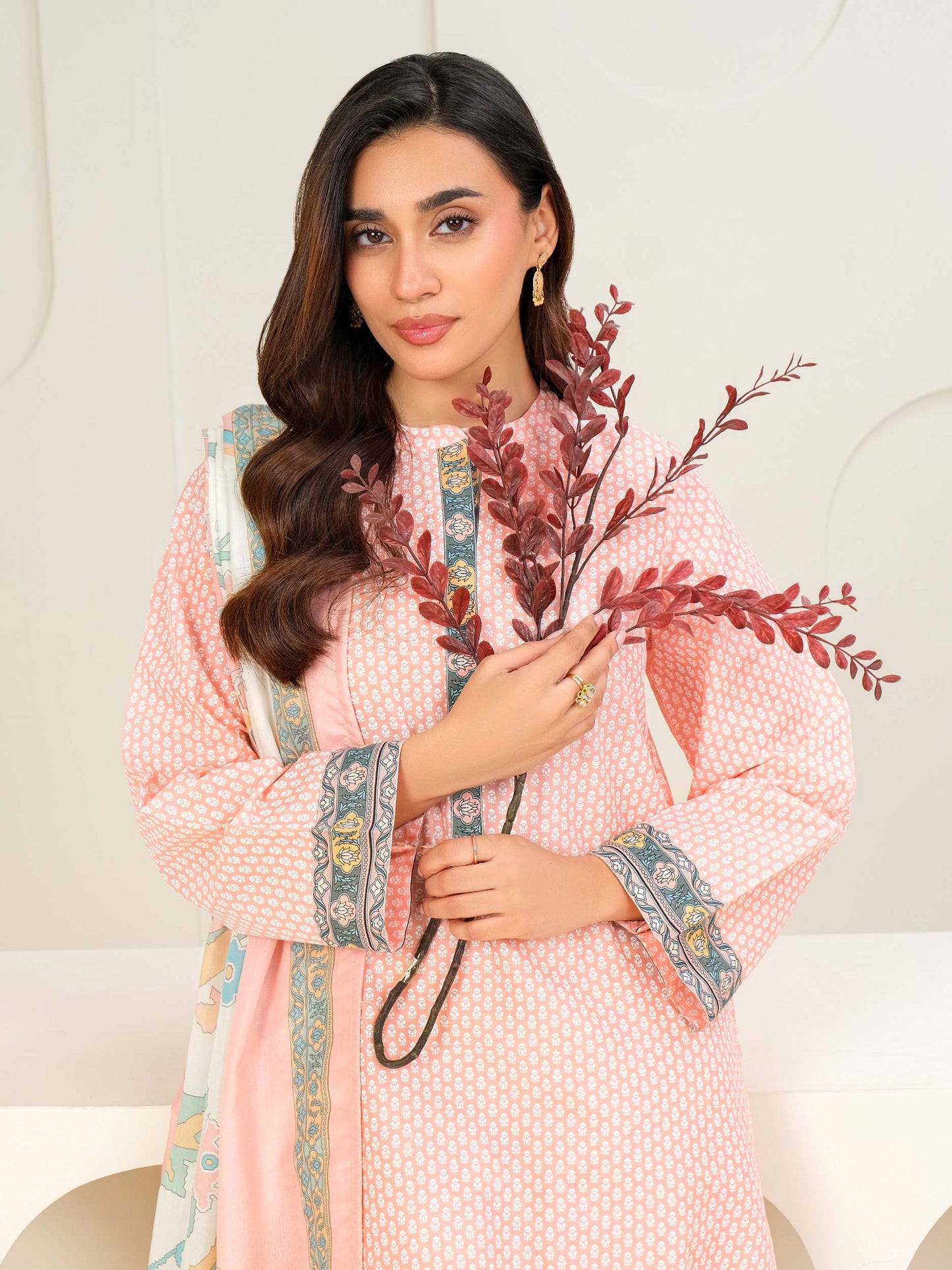 3 Piece Lawn Suit-Paste Print (Unstitched)