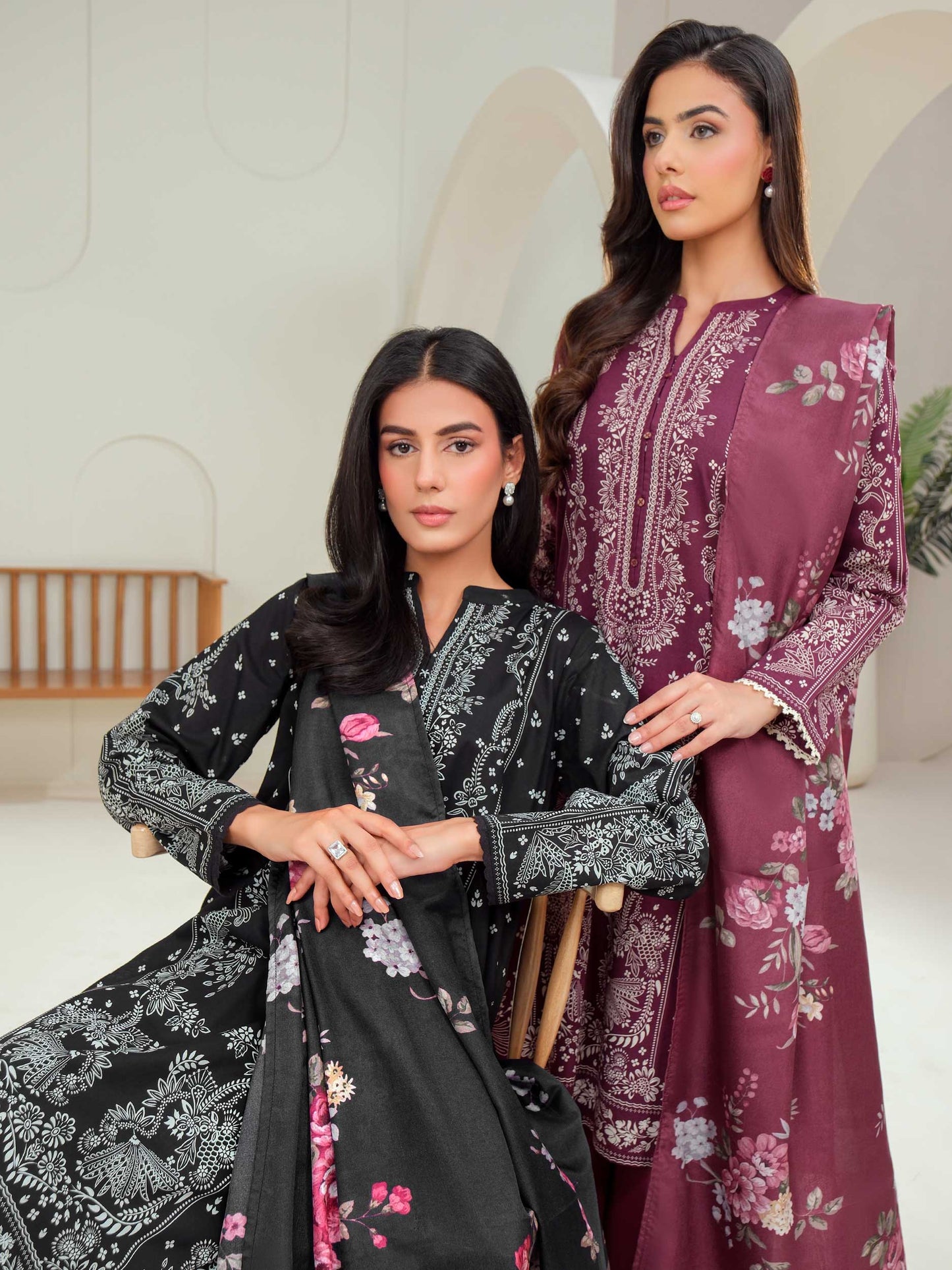3 Piece Lawn Suit-Printed (Unstitched)