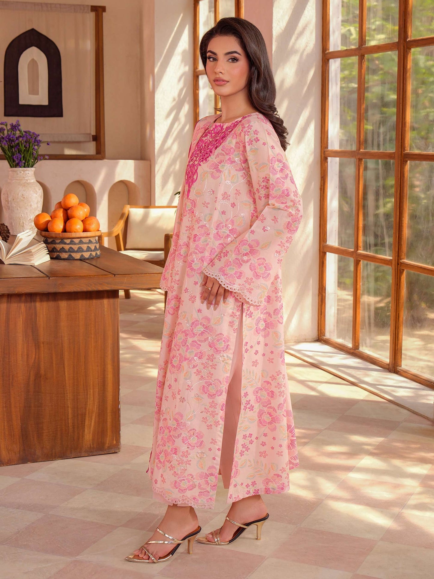 3 Piece Lawn Suit-Embroidered (Unstitched)