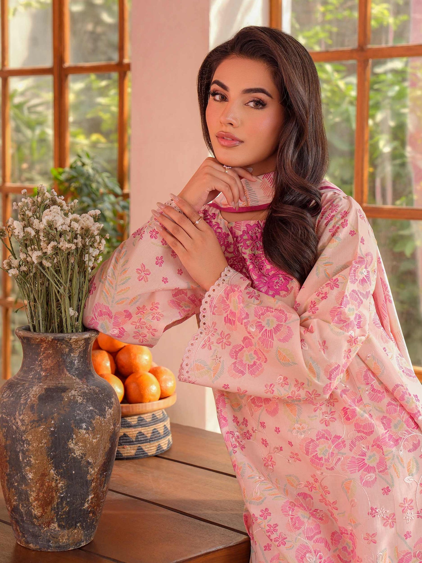 3 Piece Lawn Suit-Embroidered (Unstitched)