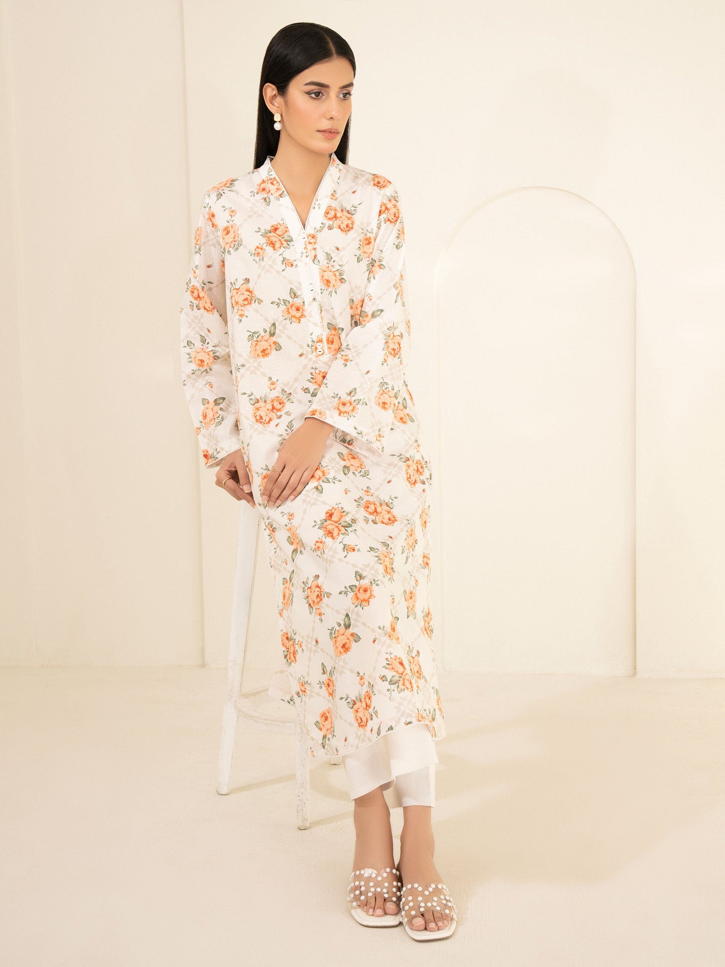 Lawn Shirt-Printed (Unstitched)