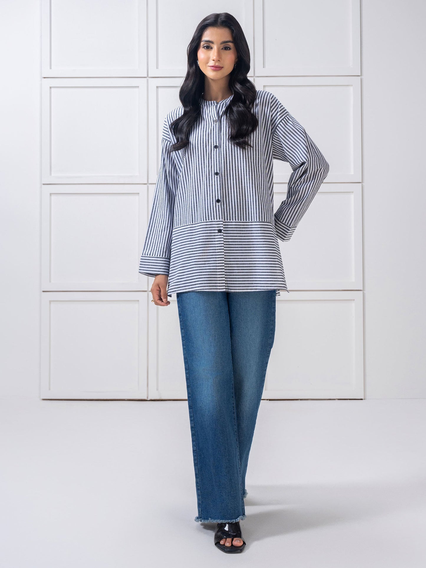 Printed Yarn-Dyed Top