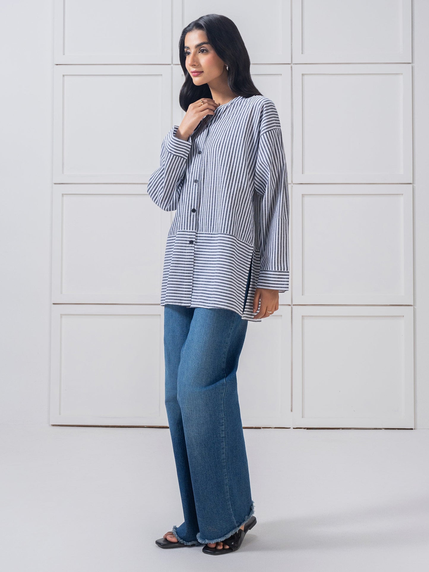 Printed Yarn-Dyed Top