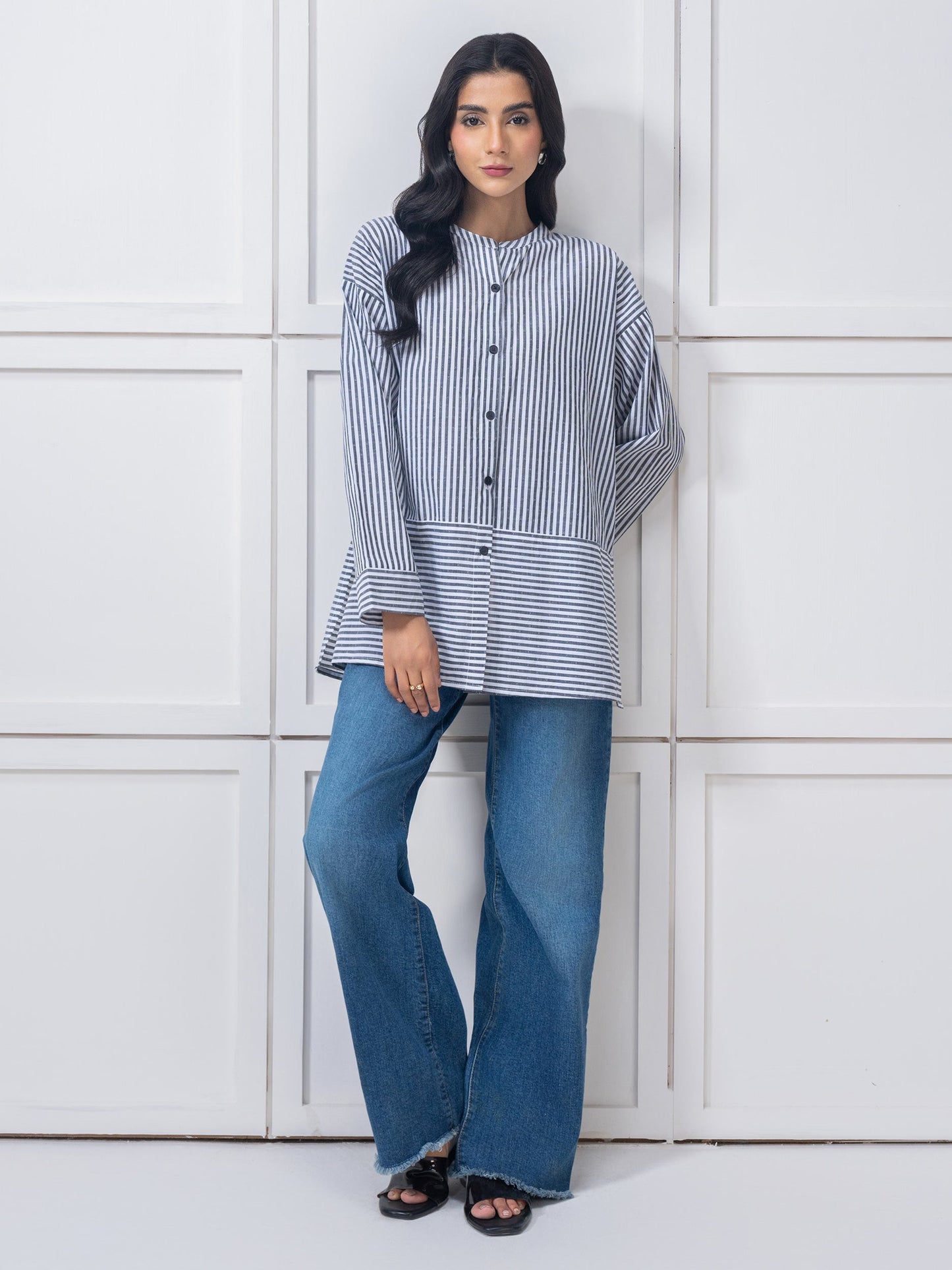 Printed Yarn-Dyed Top