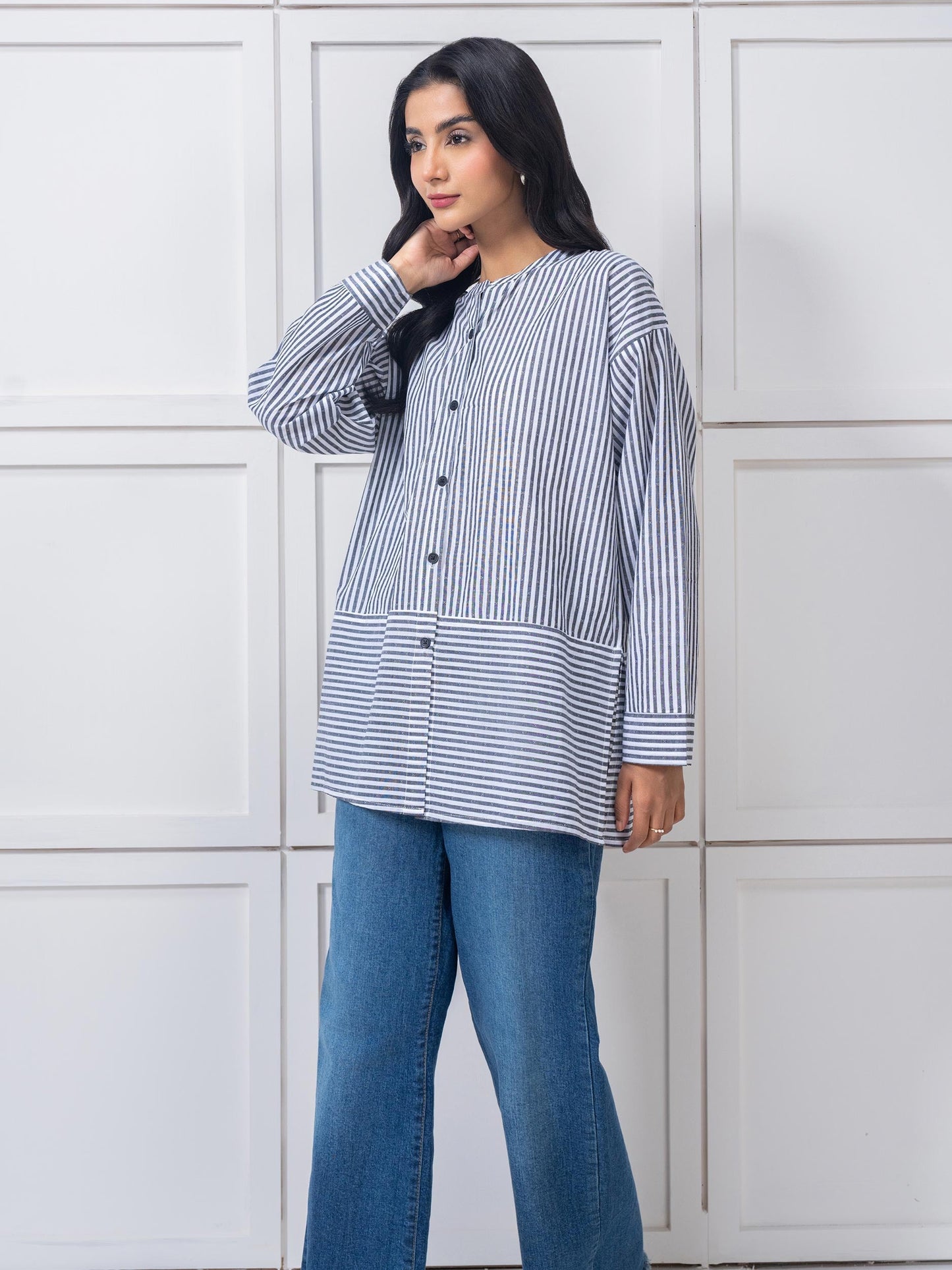 Printed Yarn-Dyed Top