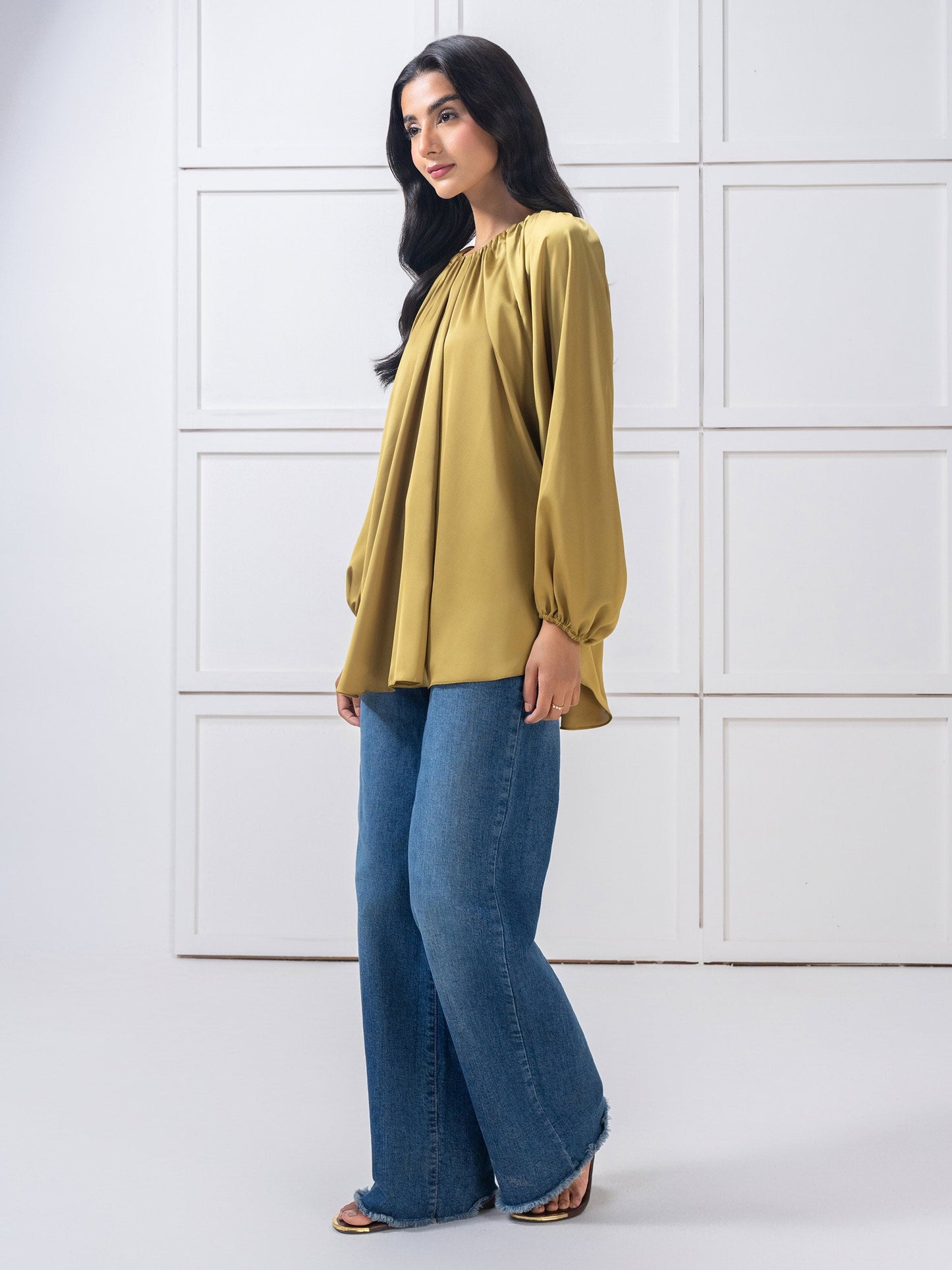 Dyed Silk Top