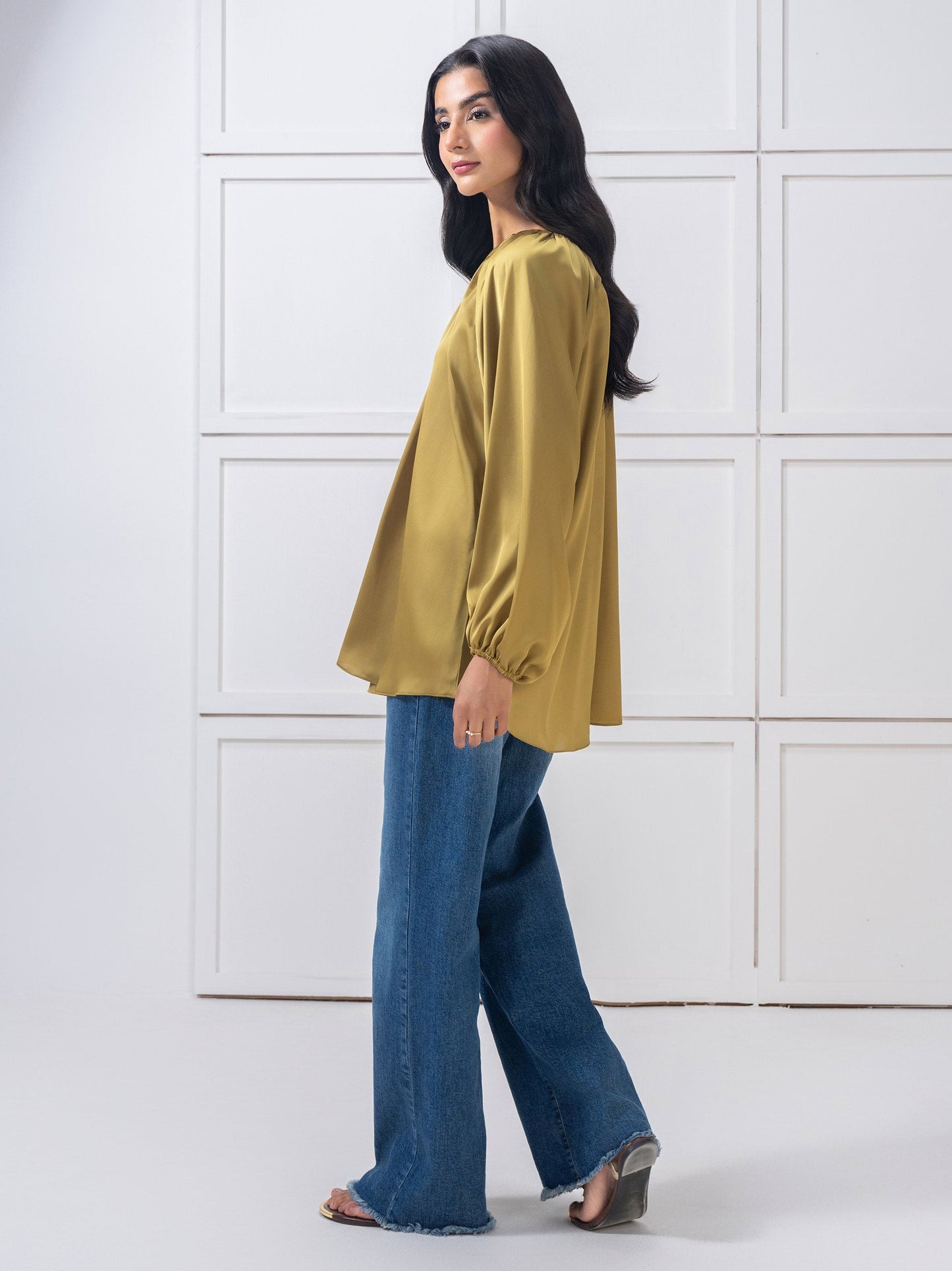 Dyed Silk Top
