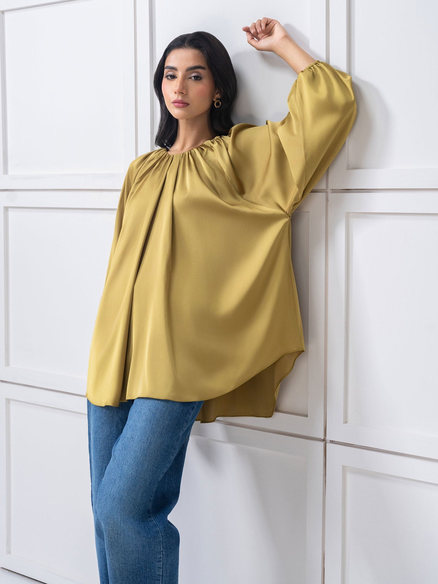 Dyed Silk Top