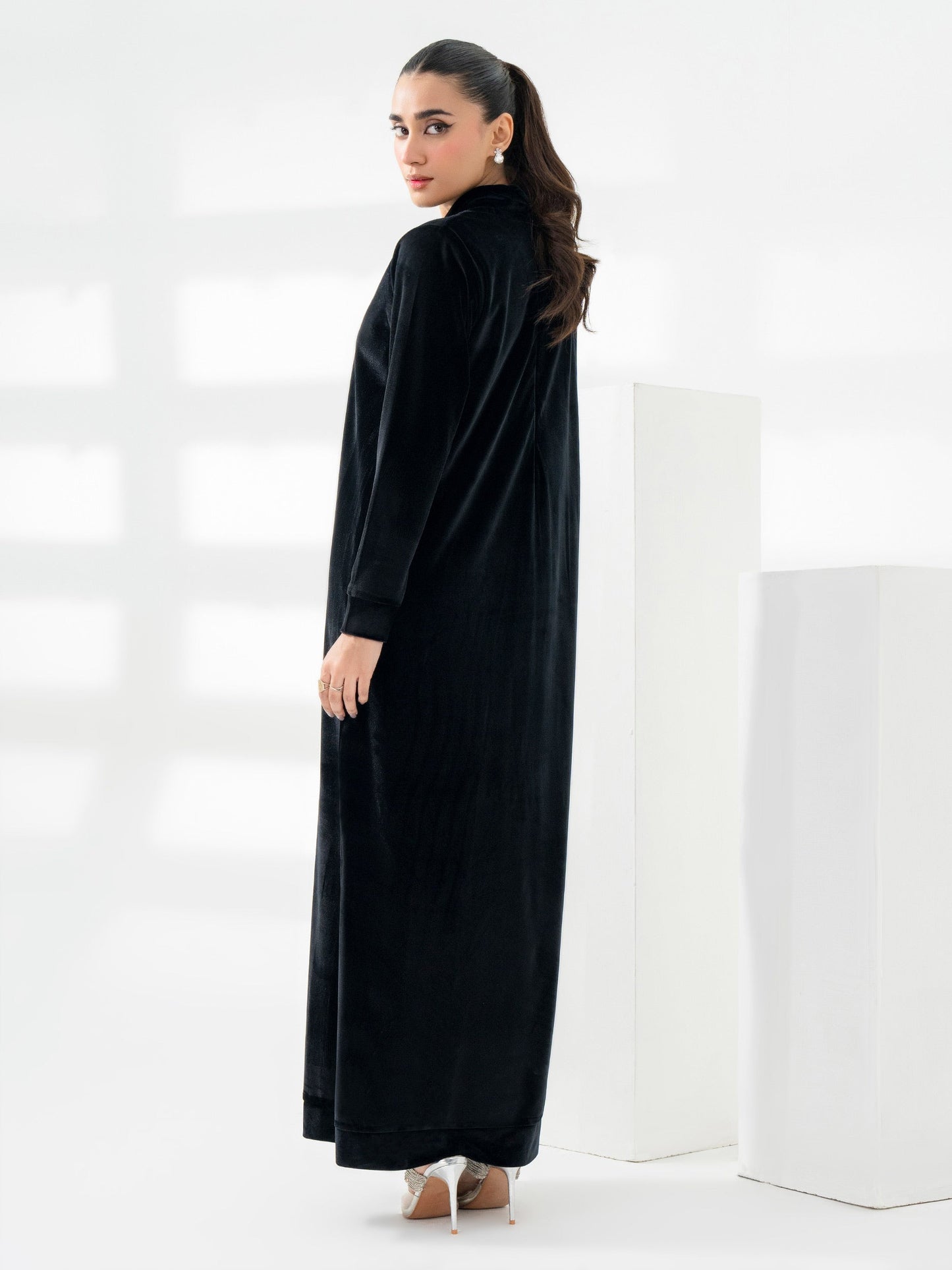 Dyed Velour Dress