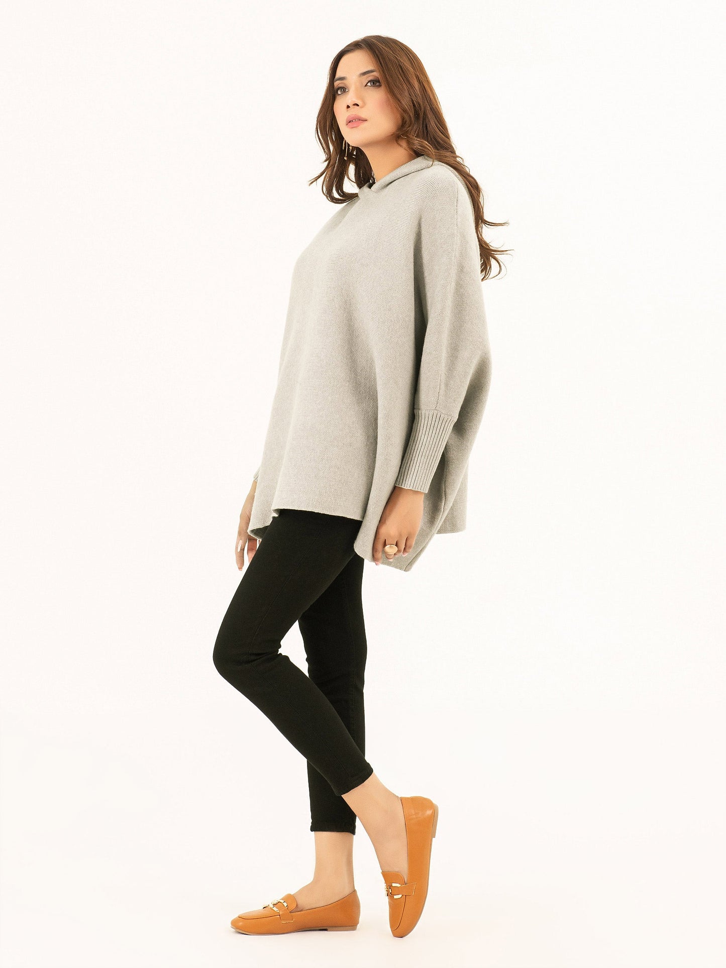 Hooded Batwing Sweater