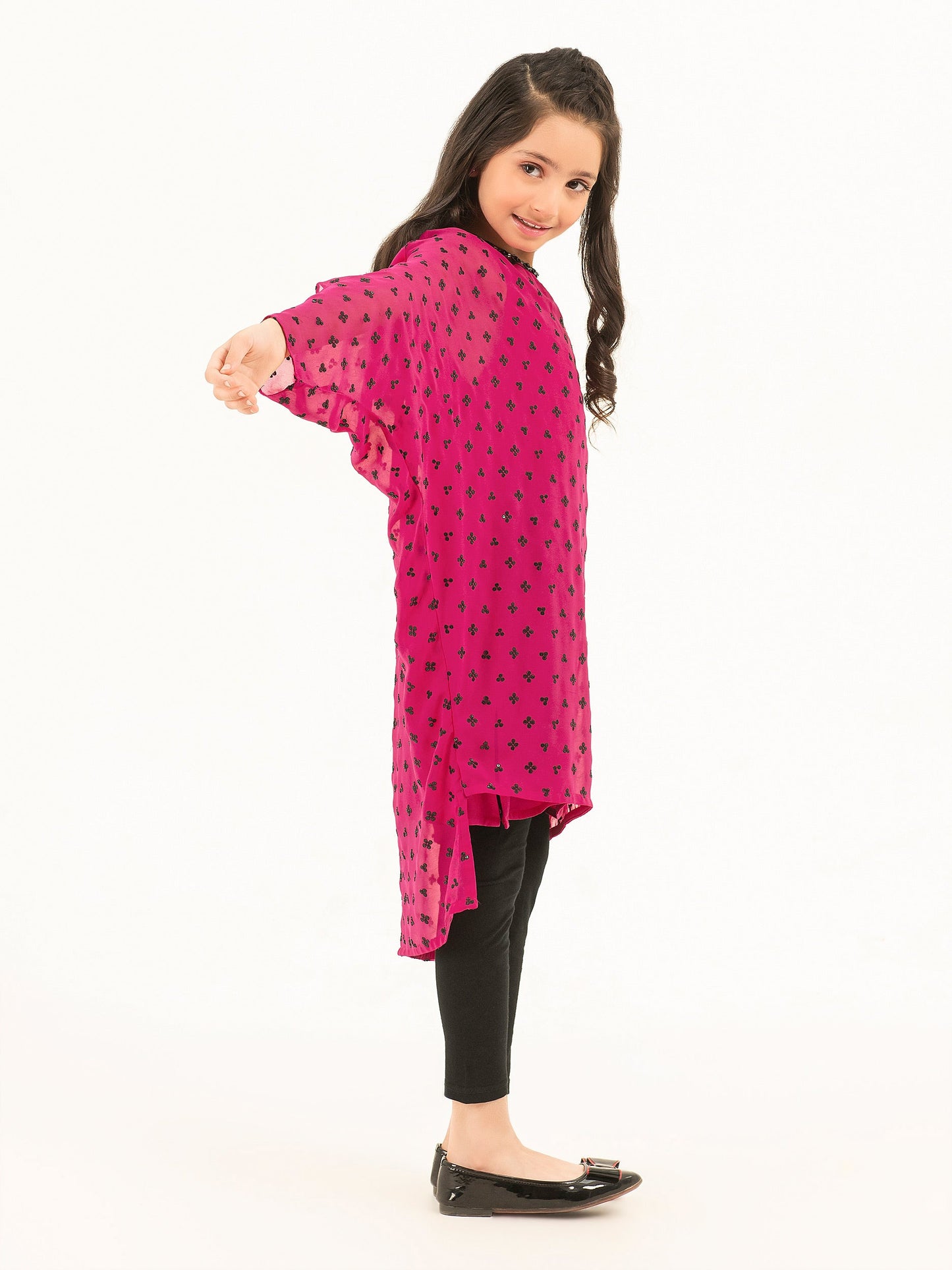 2 Piece Chiffon Suit-Embroidered (Pret)