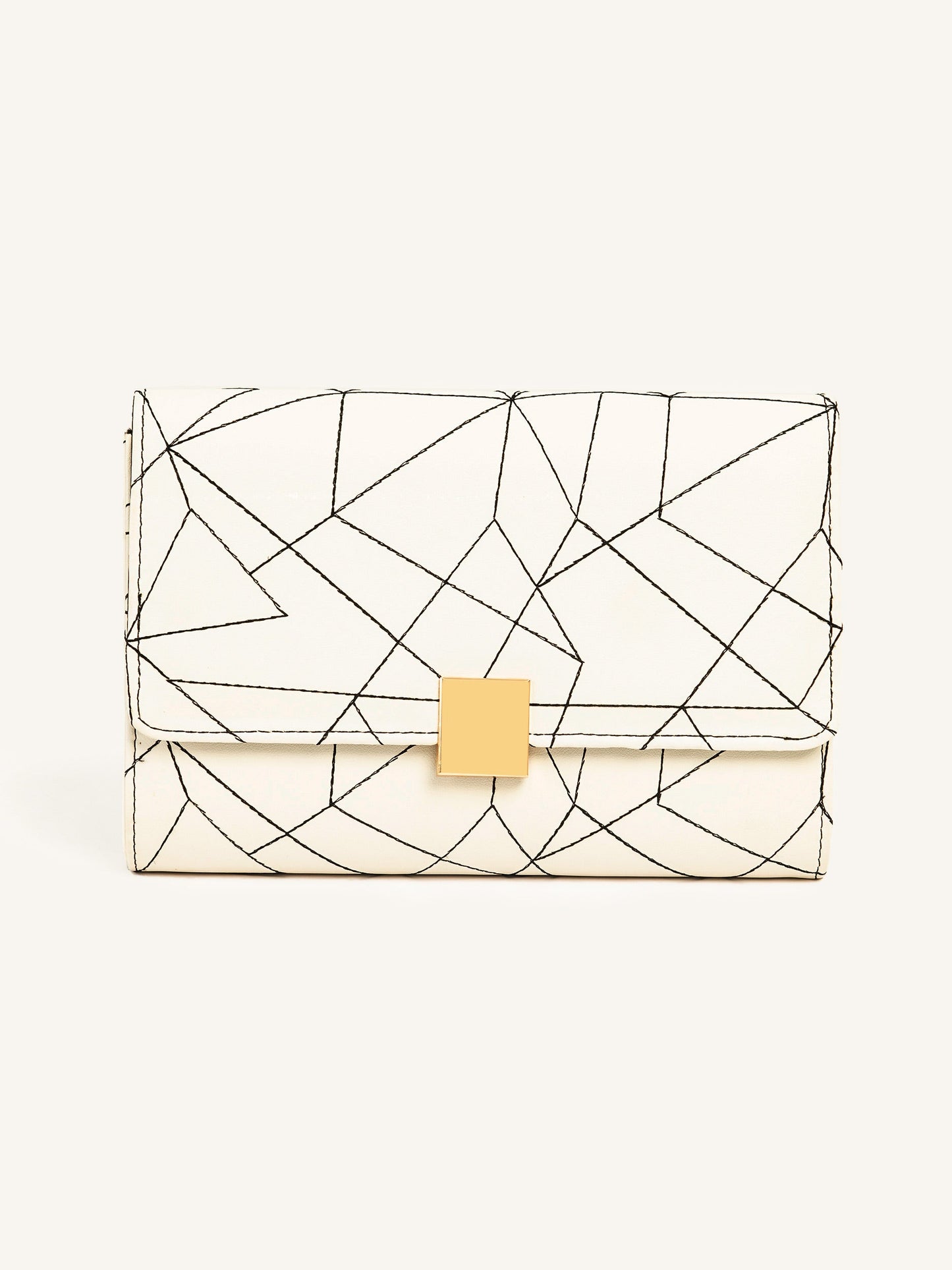 Stitch Patterned Clutch