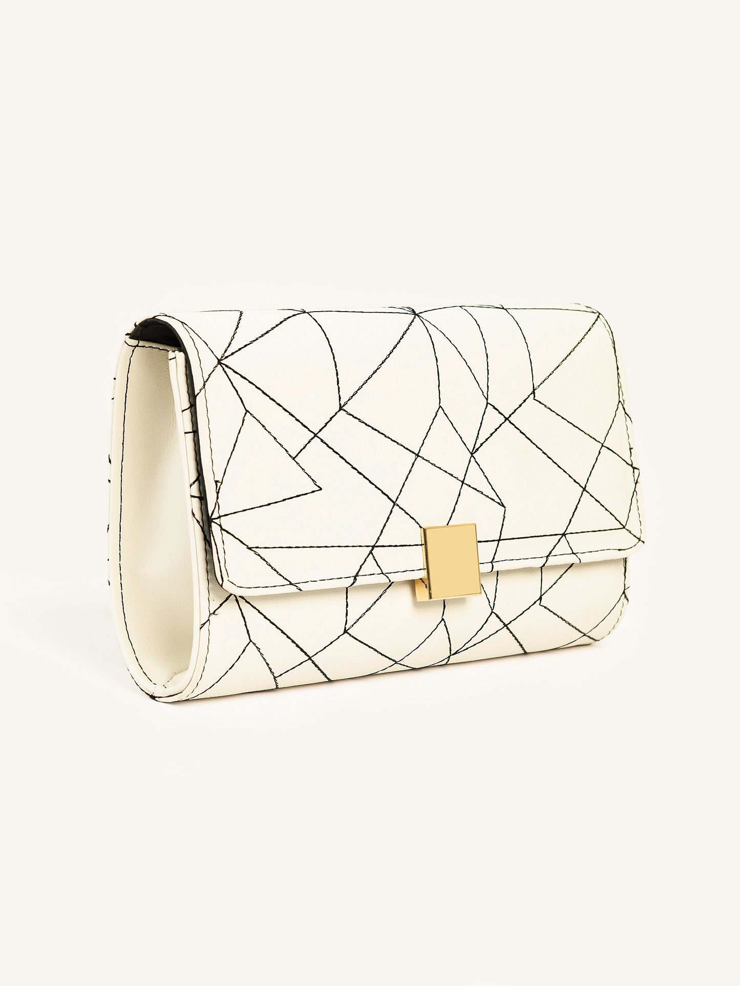Stitch Patterned Clutch