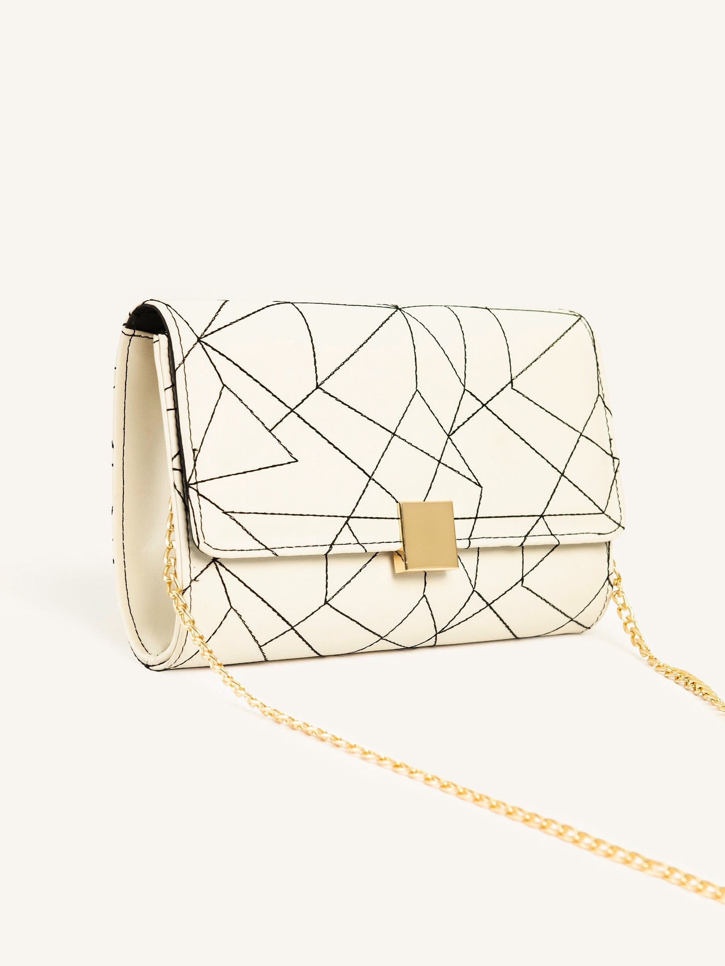 Stitch Patterned Clutch
