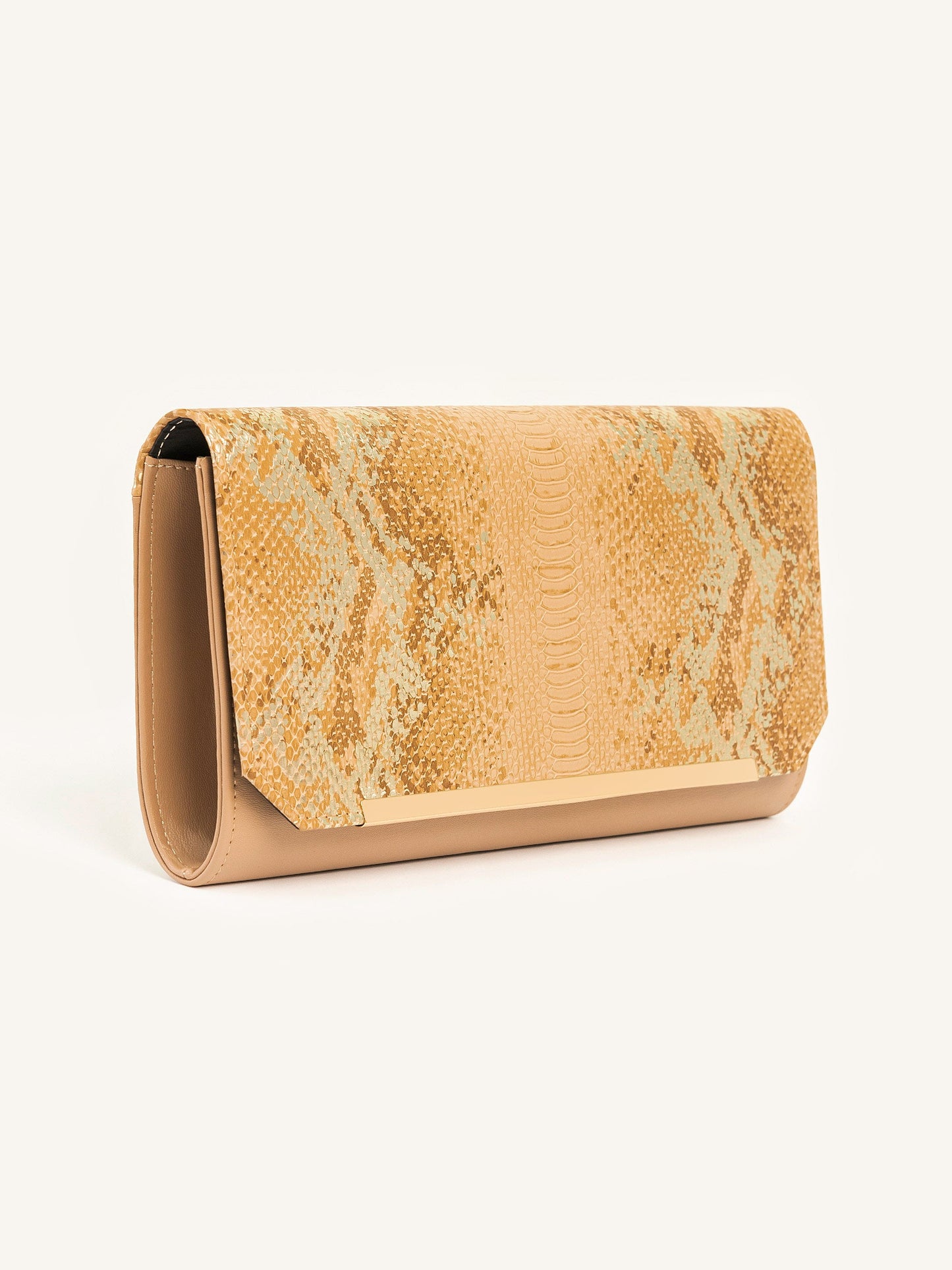Crocodile Print Clutch