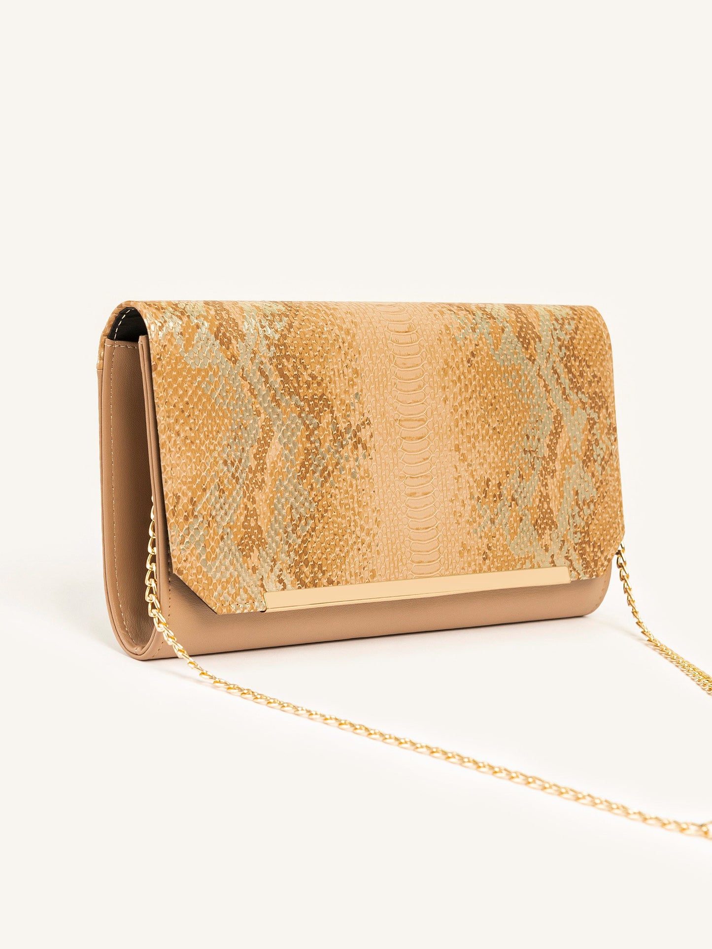 Crocodile Print Clutch