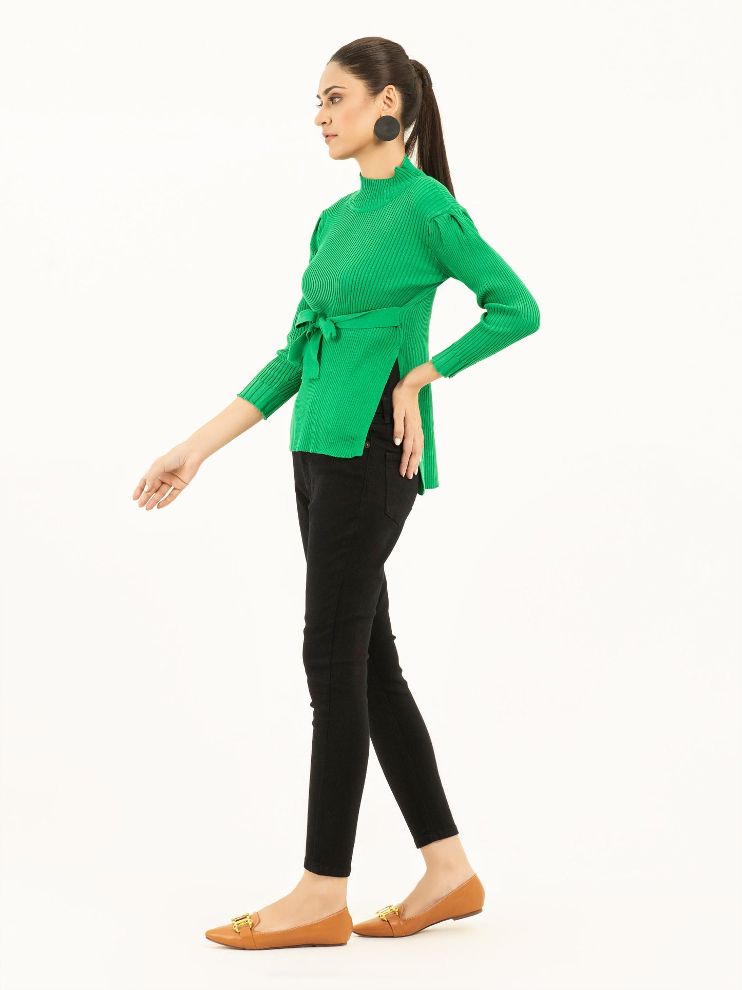 Belted Sweater