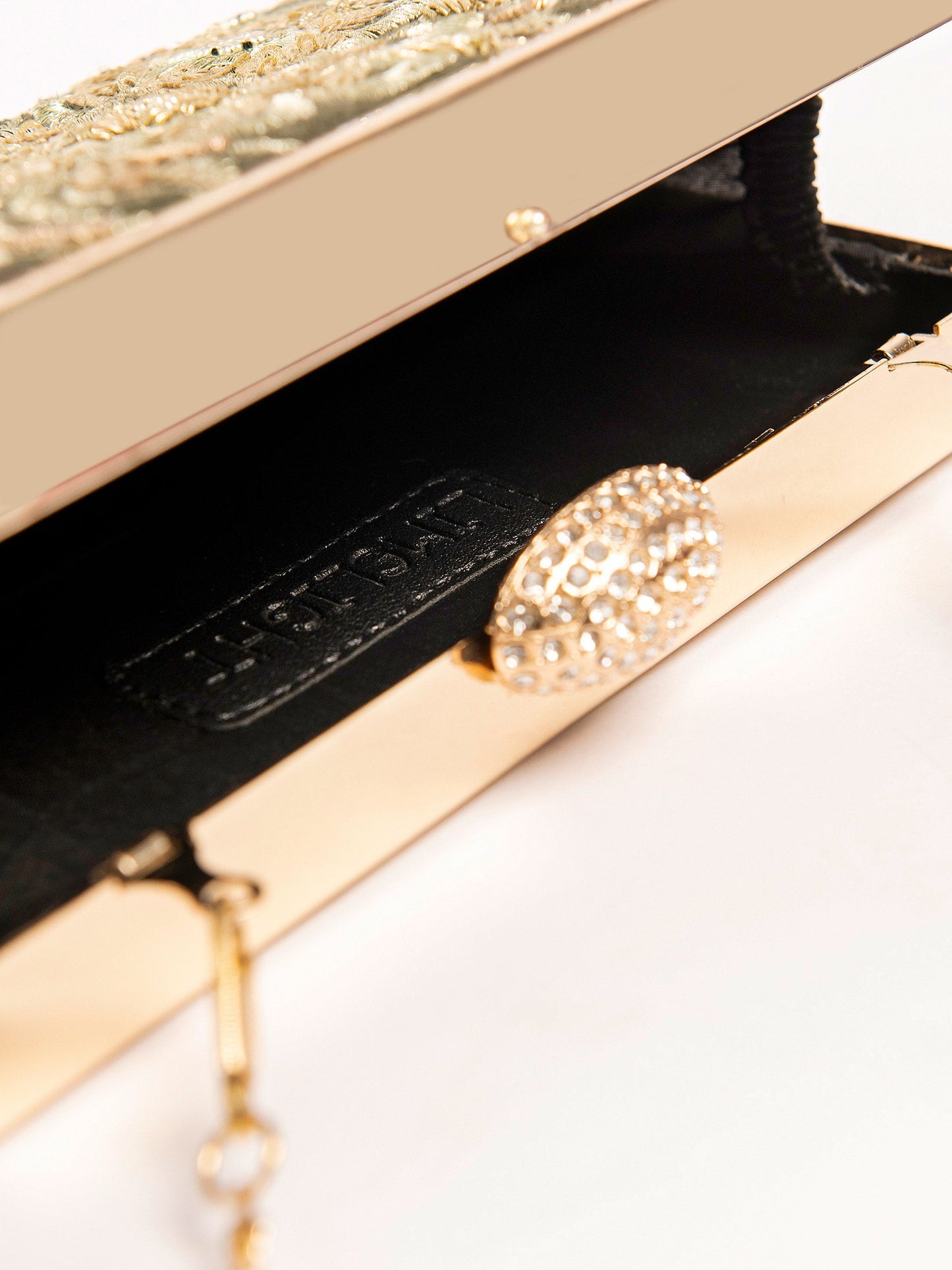Embellished Box Clutch