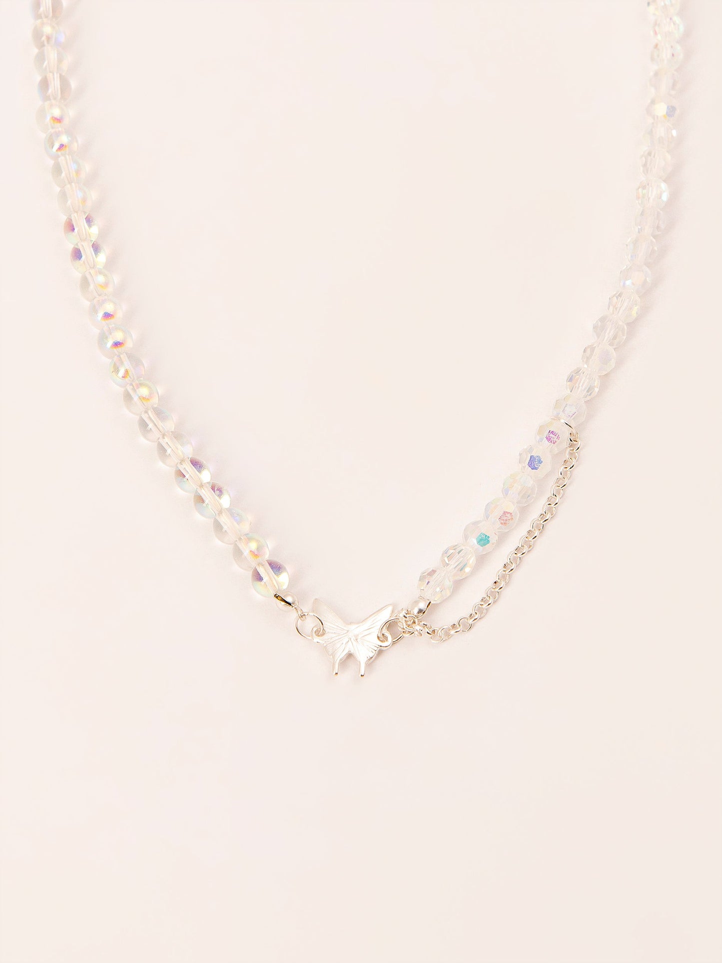 Rainbow Butterfly Necklace