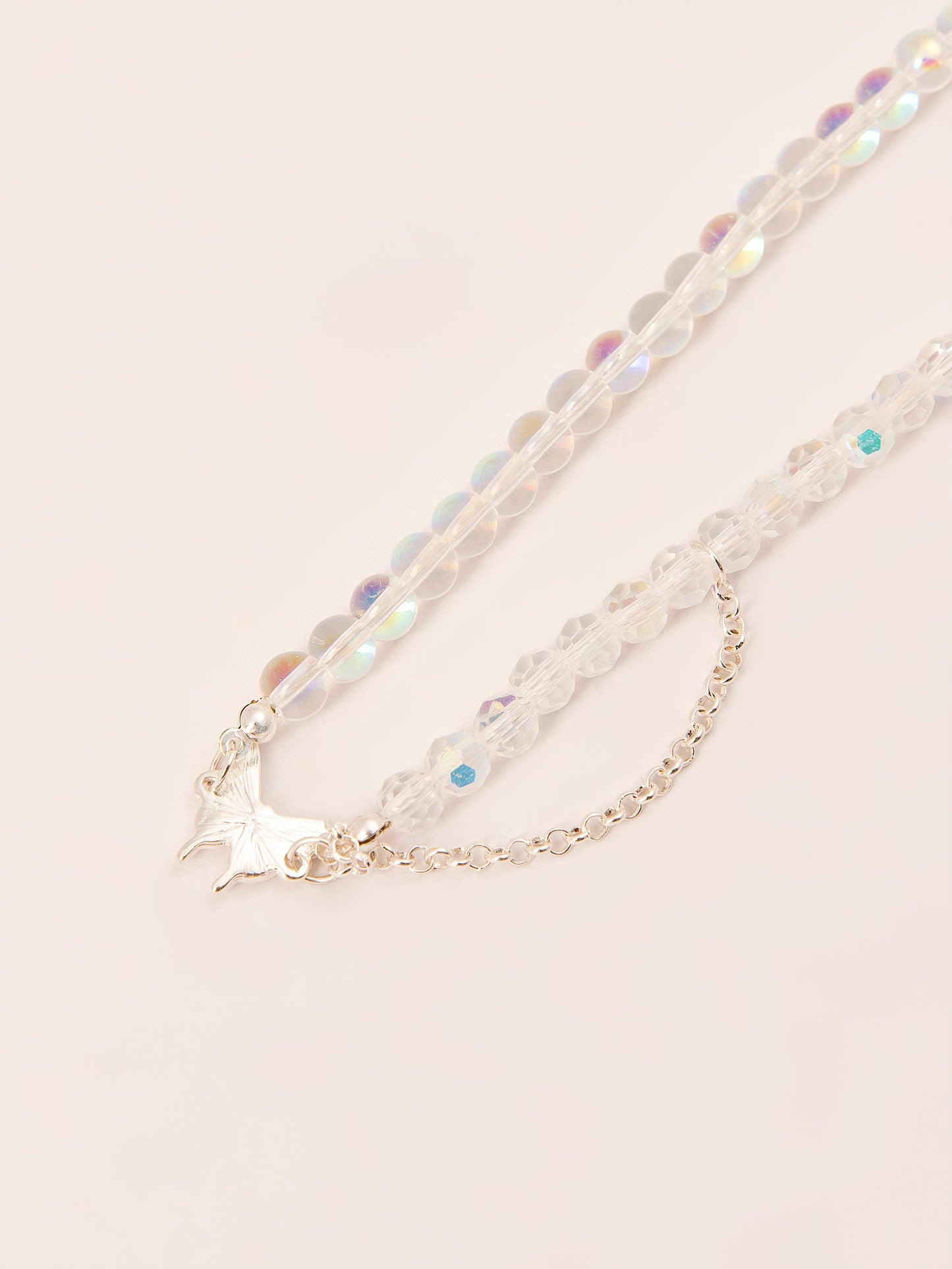 Rainbow Butterfly Necklace