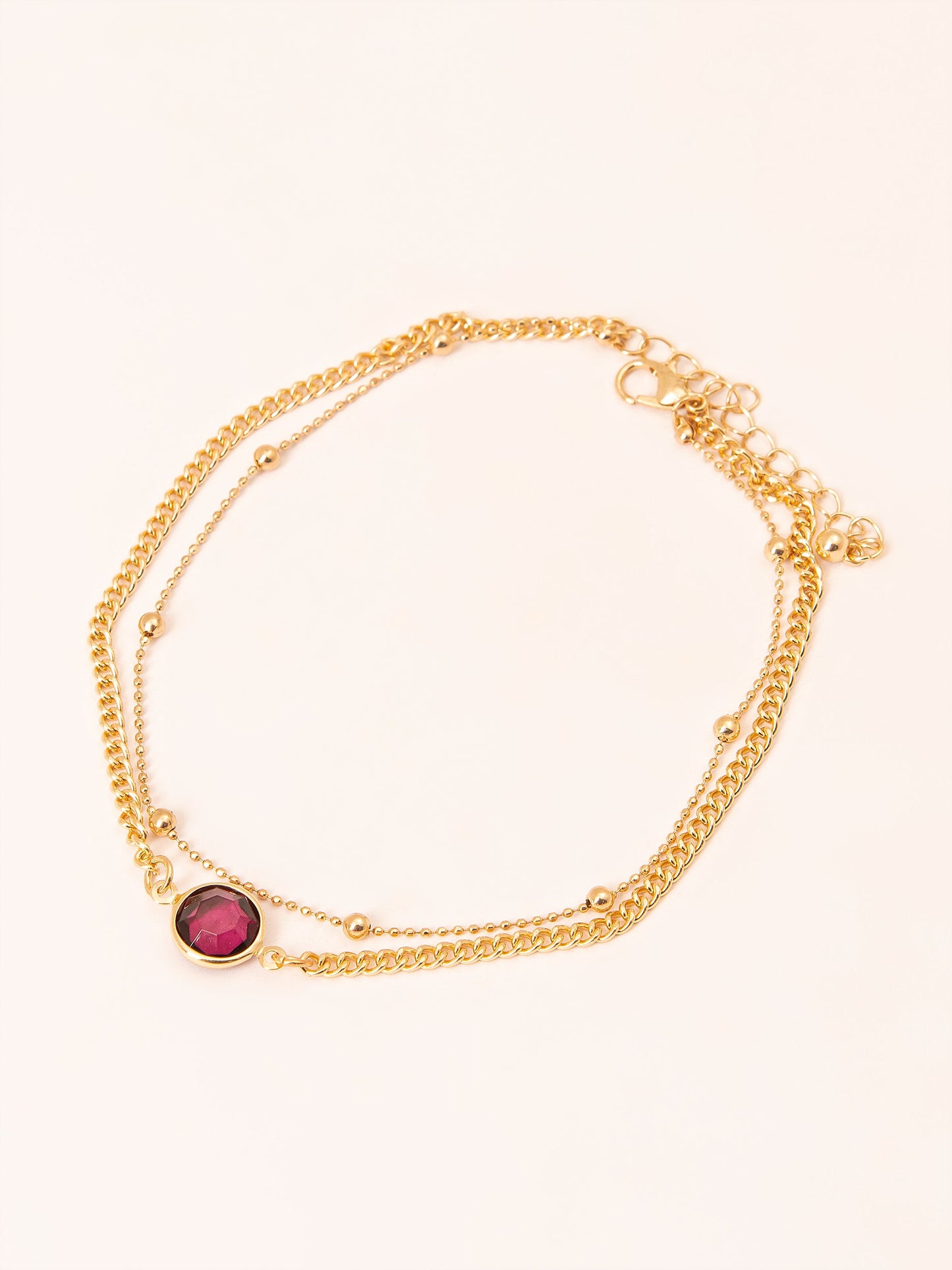 Golden Layered Anklet
