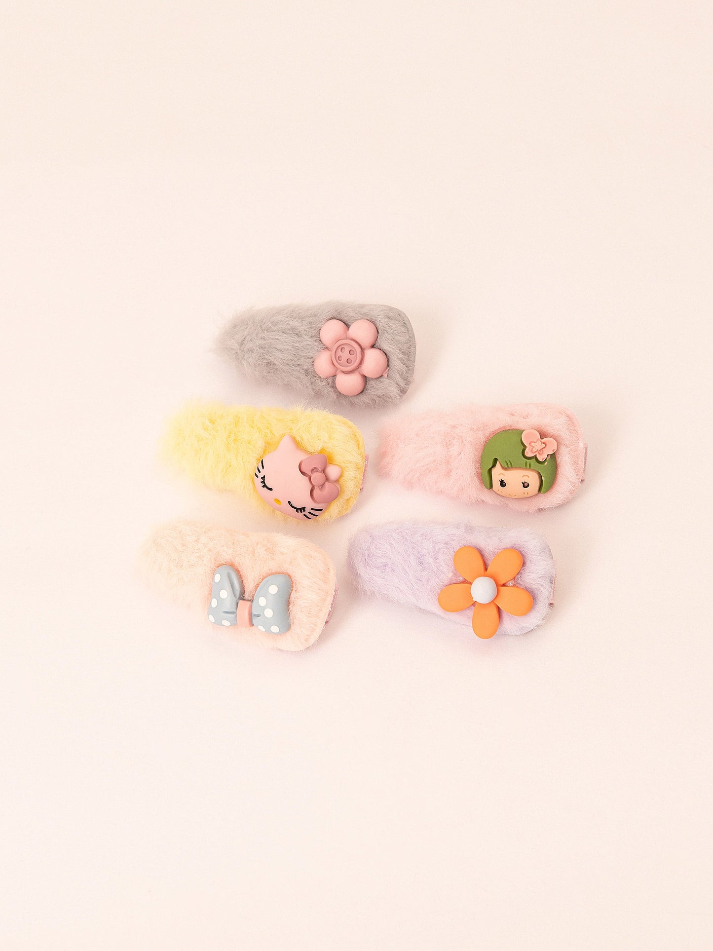 Multi-Colored Hair Clips