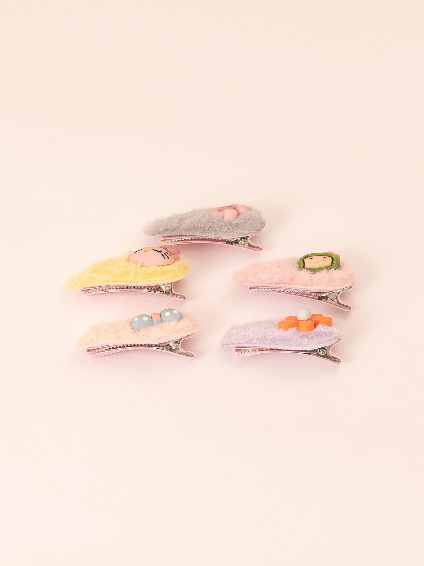 Multi-Colored Hair Clips
