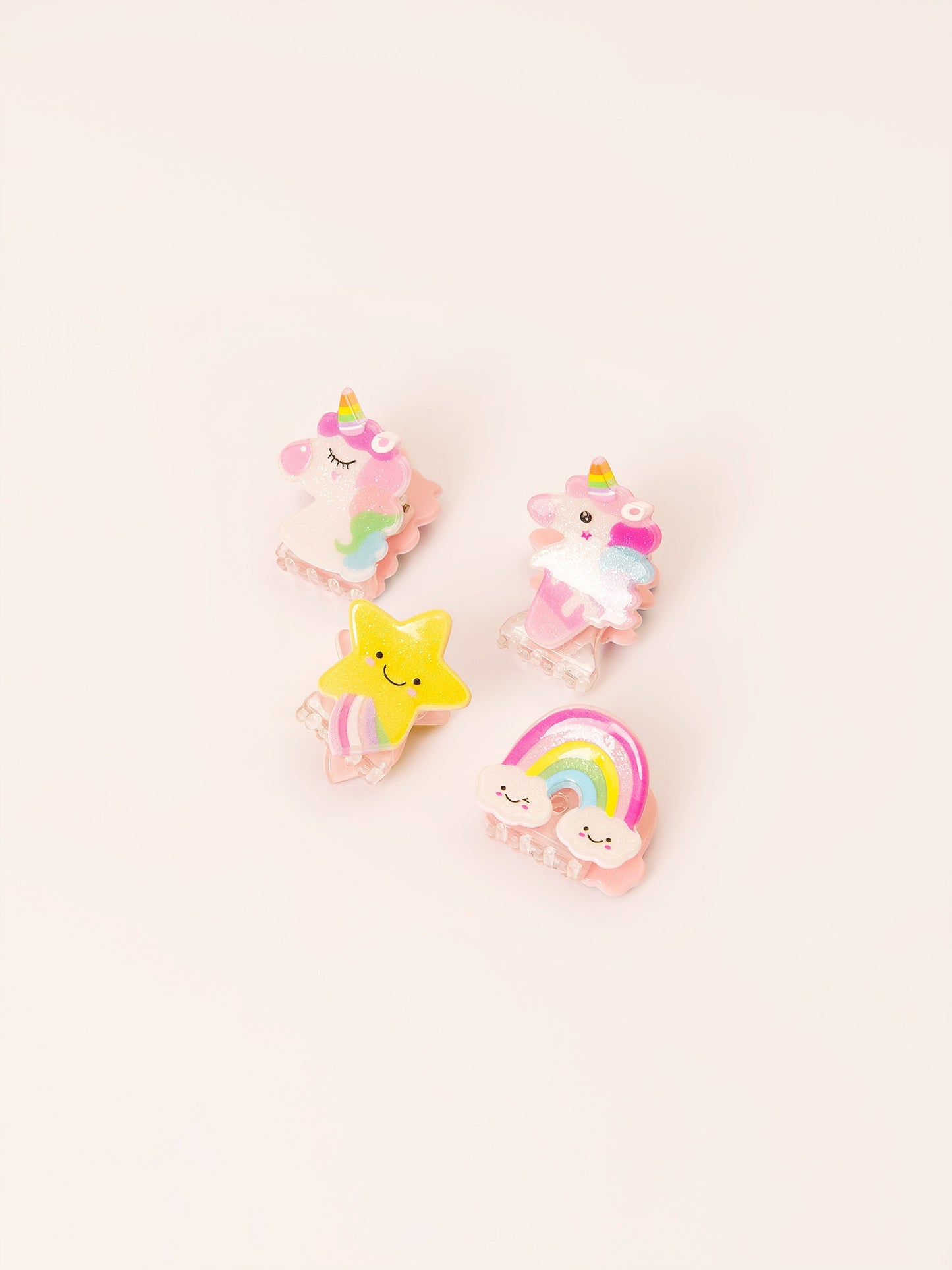 Multi-Colored Hair Clips
