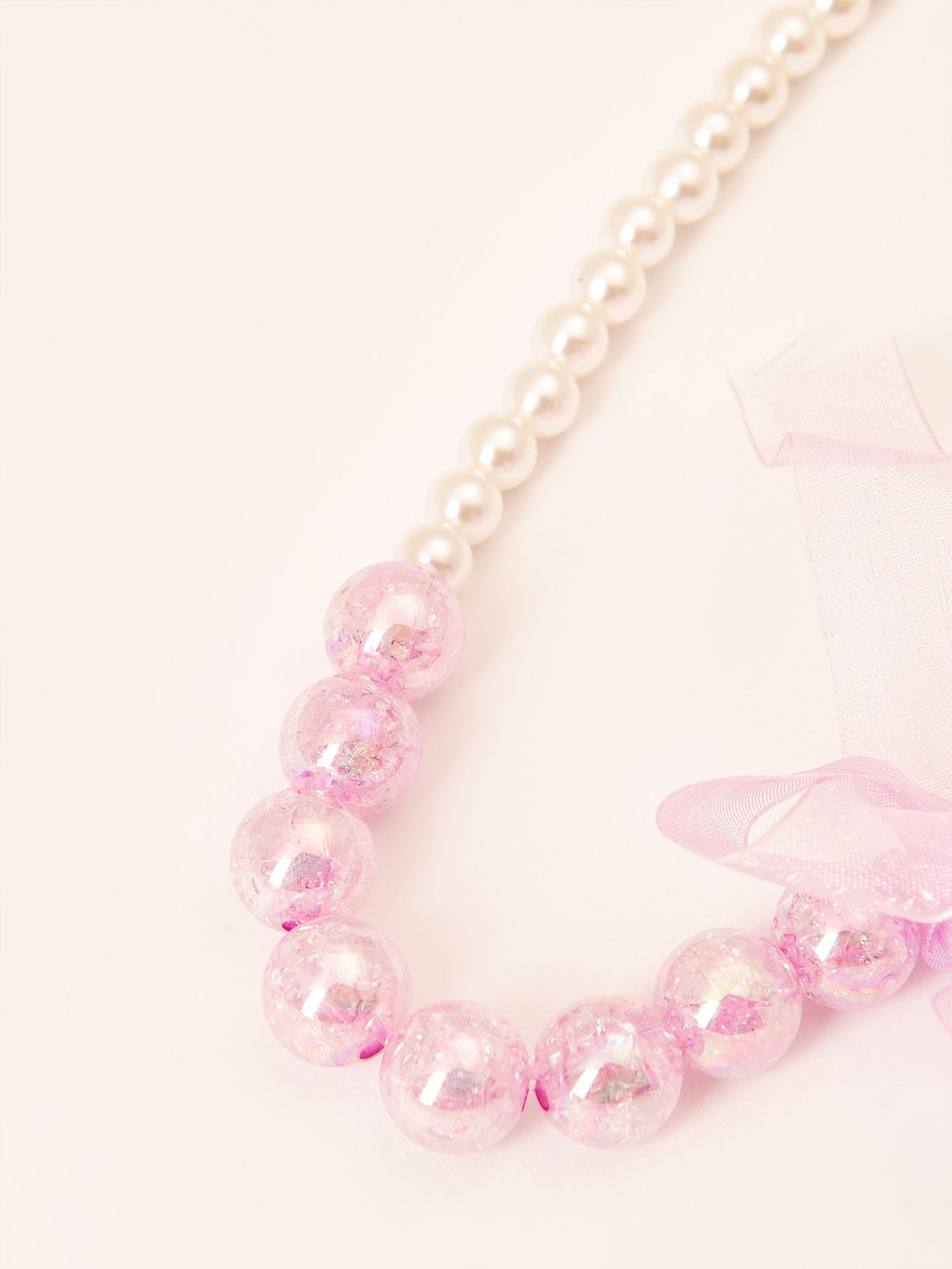 Pearl Necklace and Bracelet Set