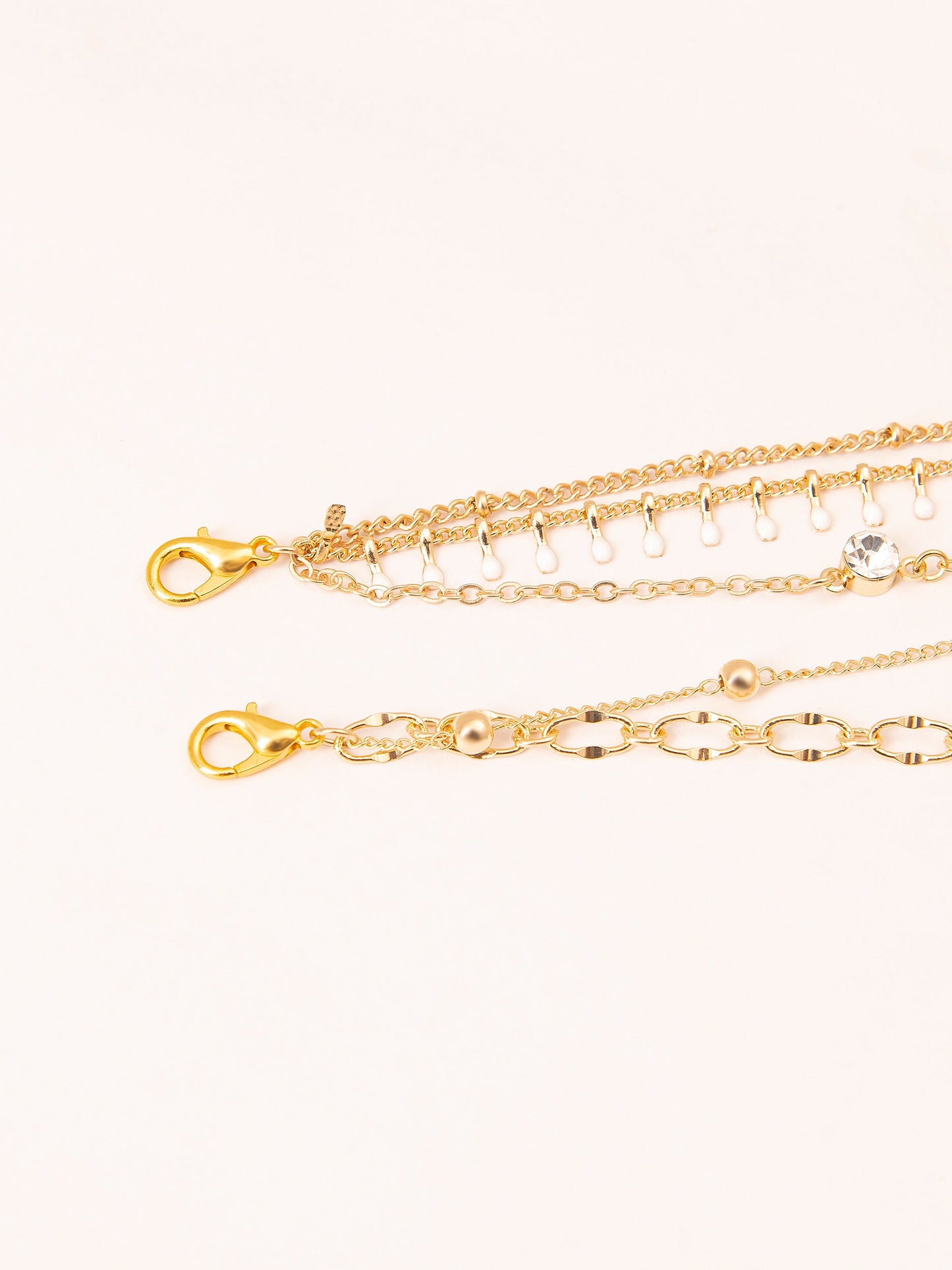 Layered Anklet Set
