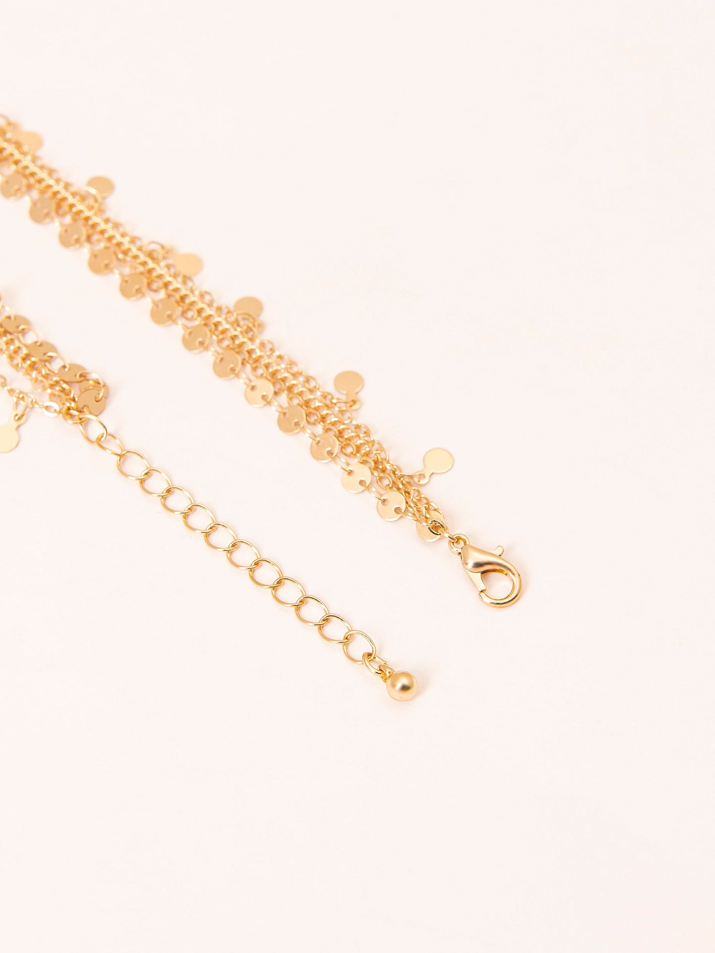Metallic Layered Anklet