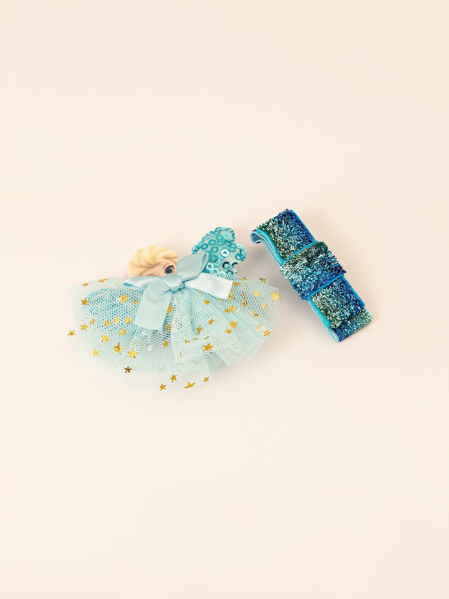 Glittery Hair Clip Set