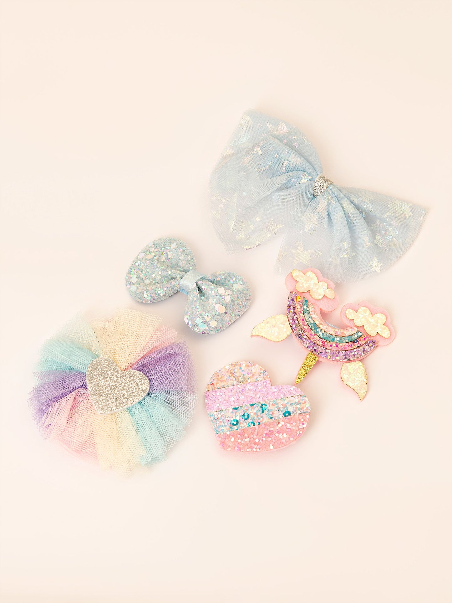 Multi Shade Hair Clip Set