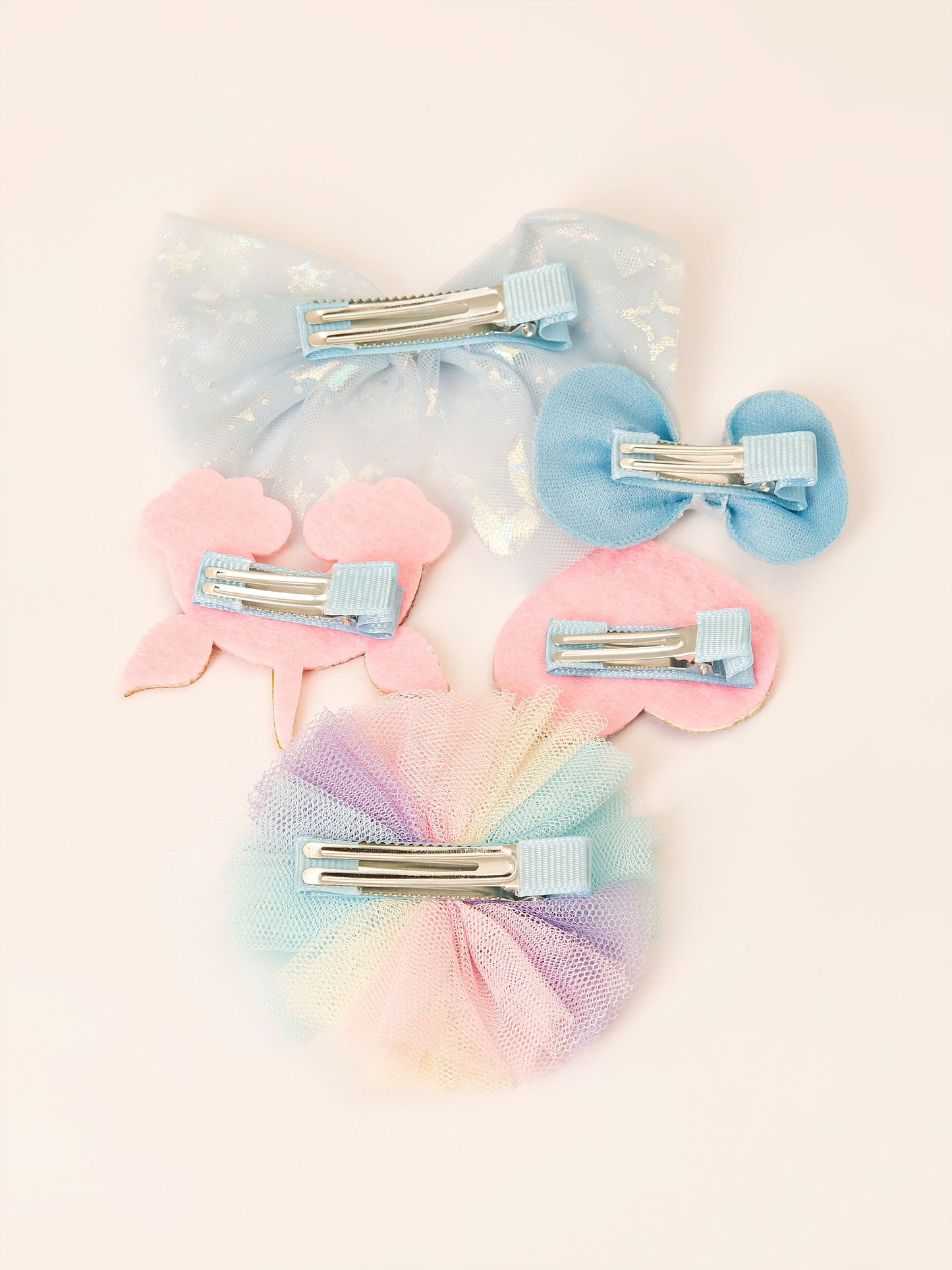 Multi Shade Hair Clip Set