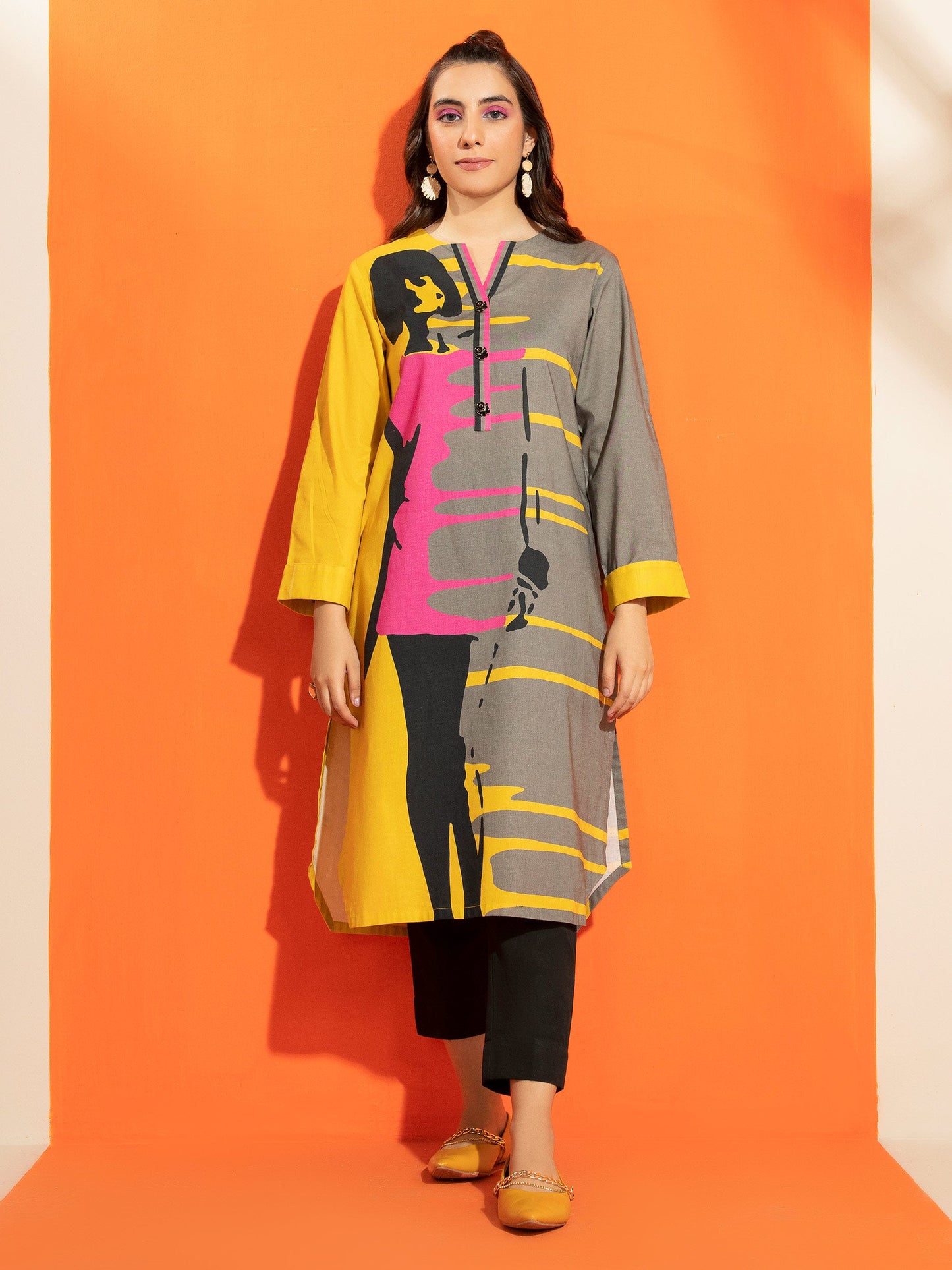 Khaddar Shirt-Printed (Unstitched)