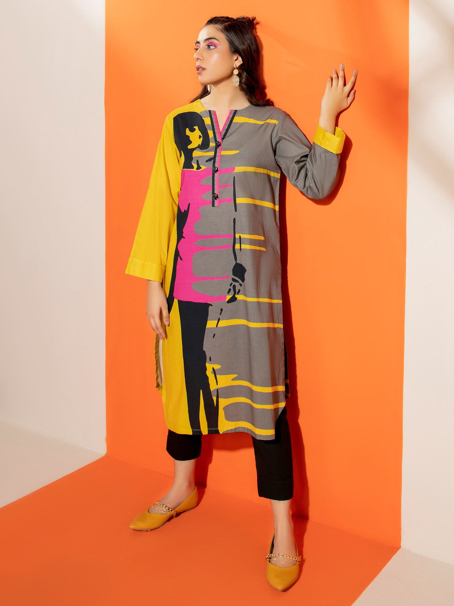 Khaddar Shirt-Printed (Unstitched)