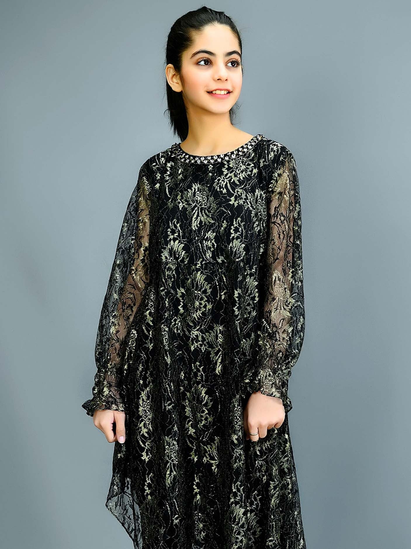 Asymmetrical Net Suit