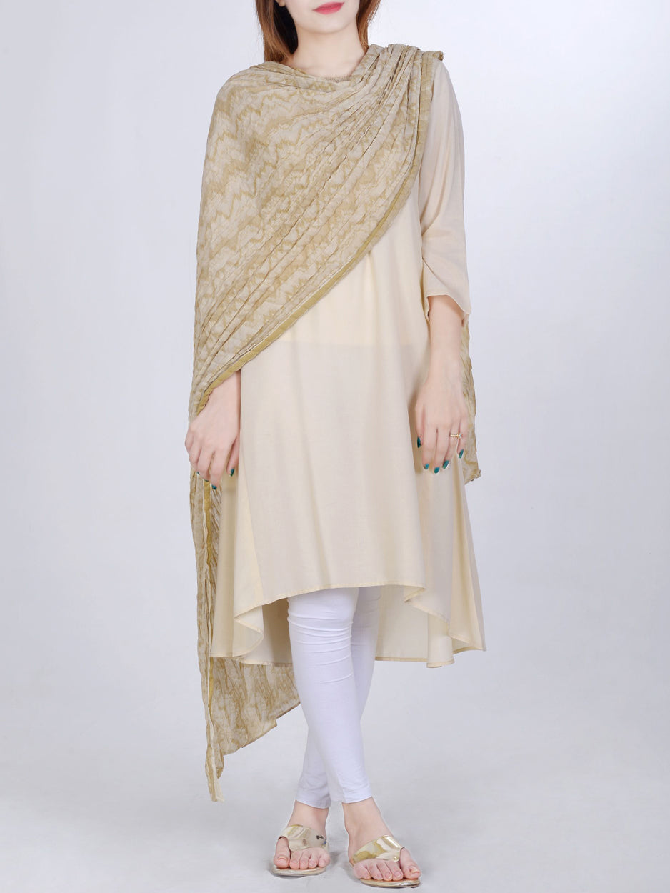 Printed Crushed Dupatta