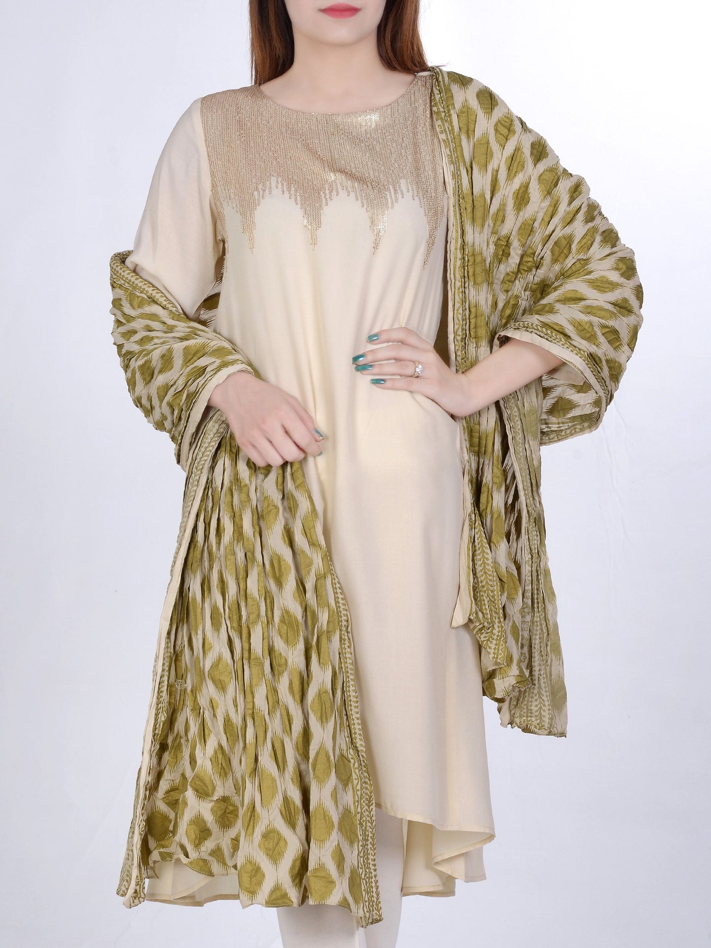 Printed Crushed Dupatta