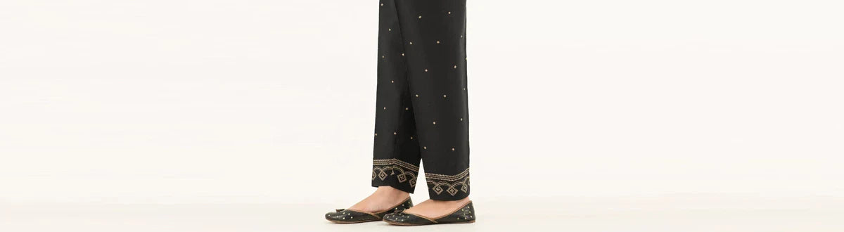EMBROIDERED TROUSERS