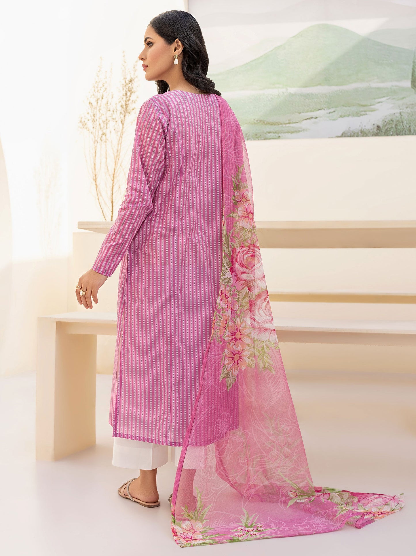 2 Piece Lawn Suit-Printed(Unstitched)