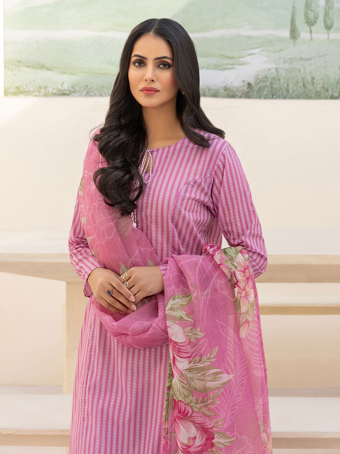 2 Piece Lawn Suit-Printed(Unstitched)