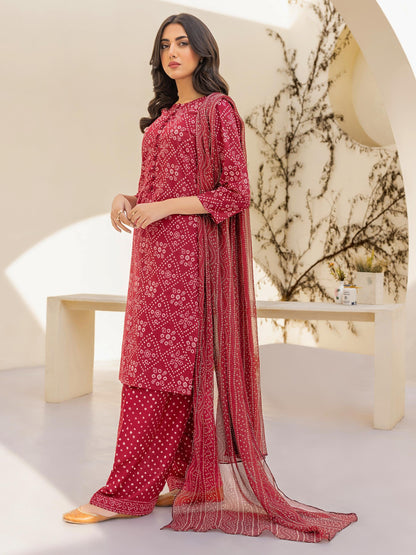 3 Piece Lawn Suit-Printed(Unstitched)