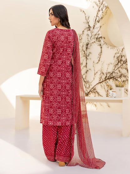 3 Piece Lawn Suit-Printed(Unstitched)