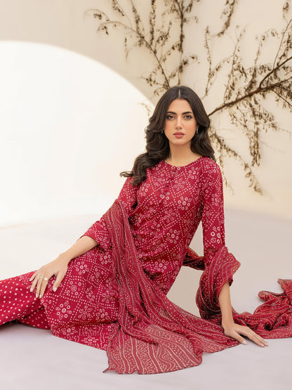 3 Piece Lawn Suit-Printed(Unstitched)