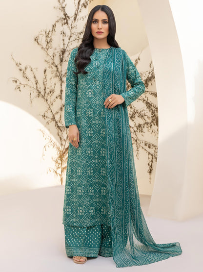 3 Piece Lawn Suit-Printed(Unstitched)