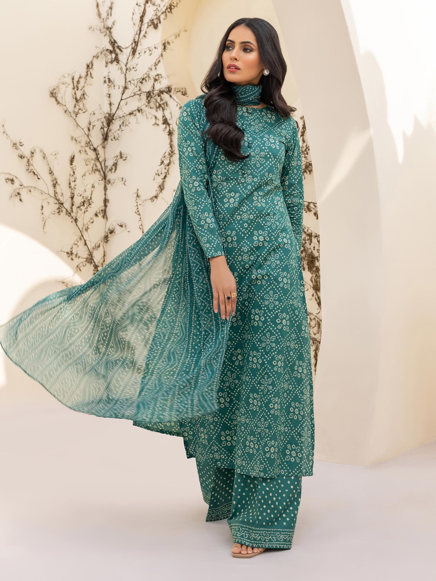 3 Piece Lawn Suit-Printed(Unstitched)
