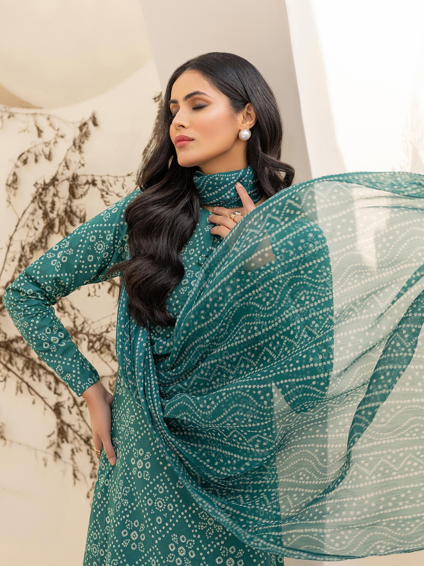 3 Piece Lawn Suit-Printed(Unstitched)
