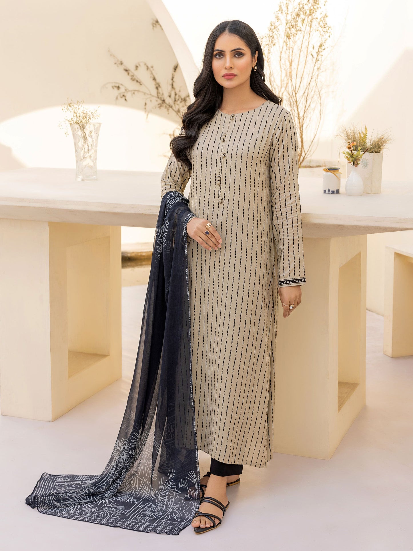 2 Piece Lawn Suit-Printed(Unstitched)