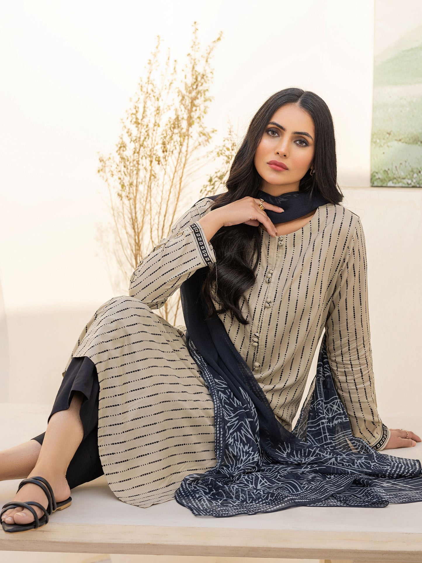 2 Piece Lawn Suit-Printed(Unstitched)